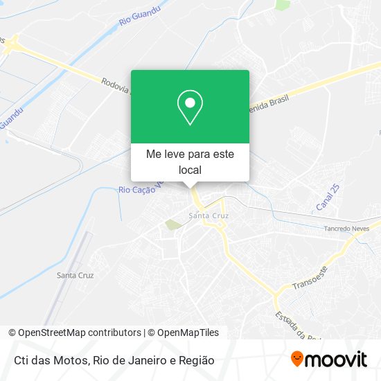 Cti das Motos mapa