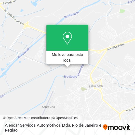 Alencar Servicos Automotivos Ltda mapa