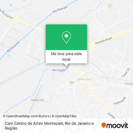 Cam Centro de Artes Montezani mapa