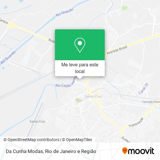 Da Cunha Modas mapa