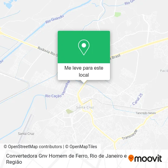 Convertedora Gnv Homem de Ferro mapa