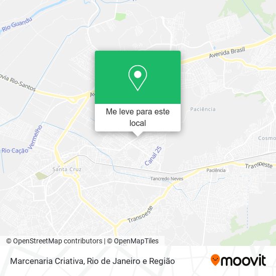 Marcenaria Criativa mapa