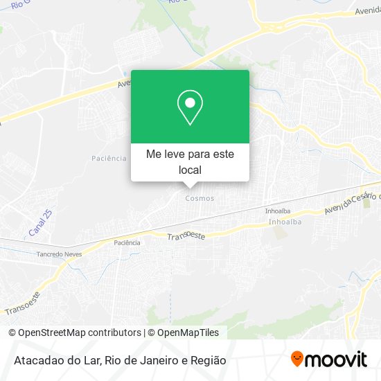 Atacadao do Lar mapa