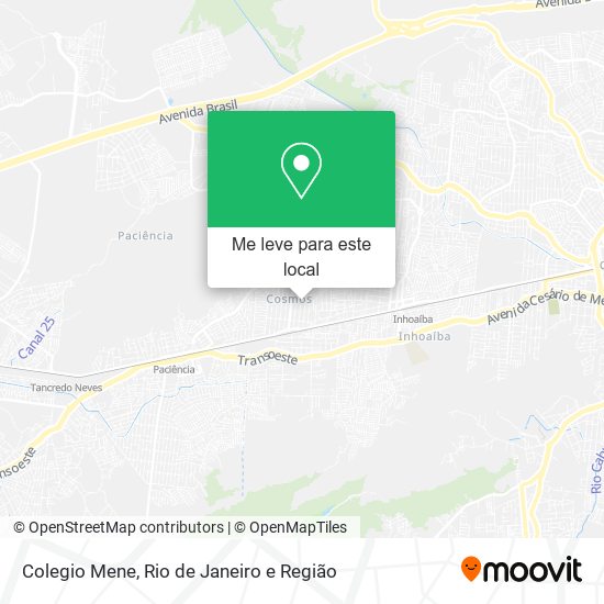 Colegio Mene mapa