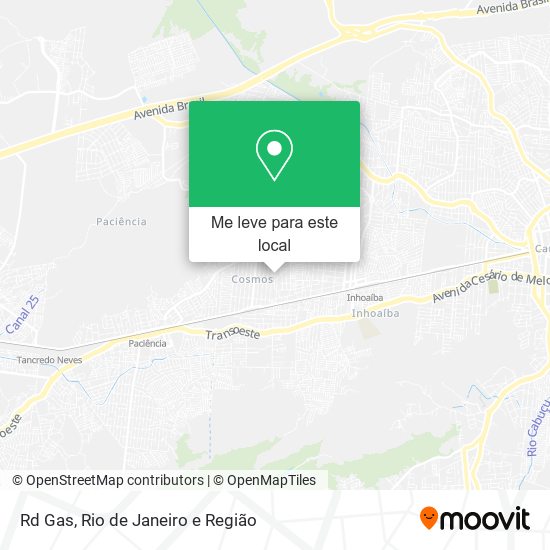 Rd Gas mapa