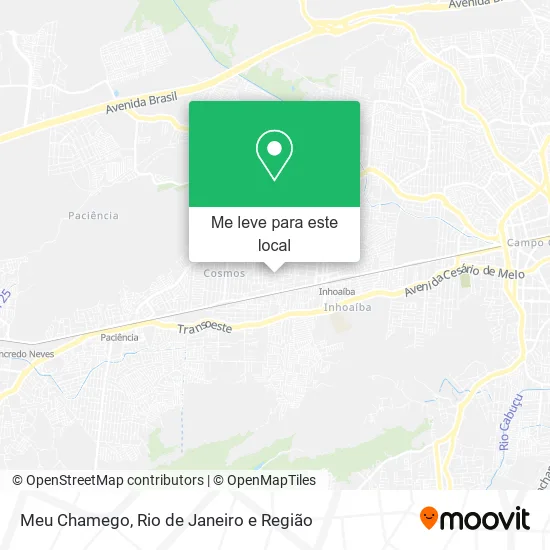 Meu Chamego mapa