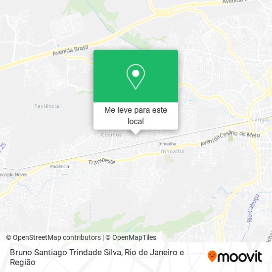 Bruno Santiago Trindade Silva mapa