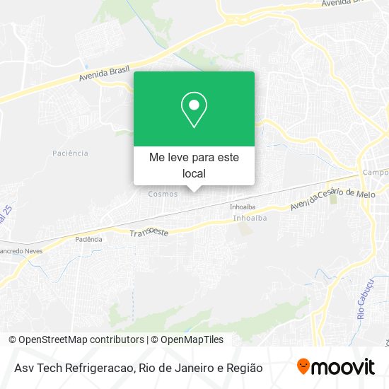 Asv Tech Refrigeracao mapa