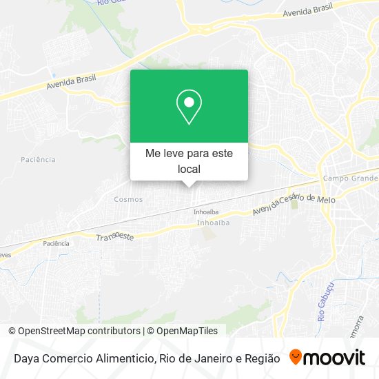 Daya Comercio Alimenticio mapa