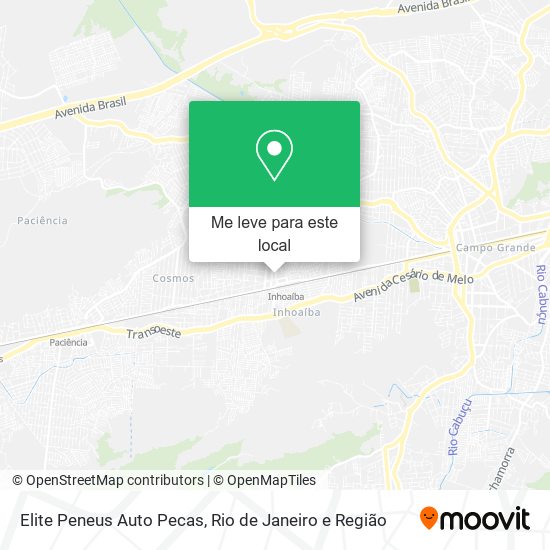 Elite Peneus Auto Pecas mapa