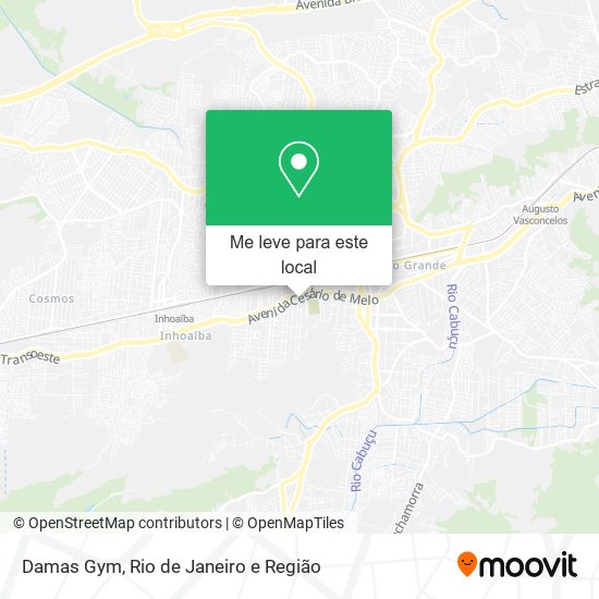 Damas Gym mapa
