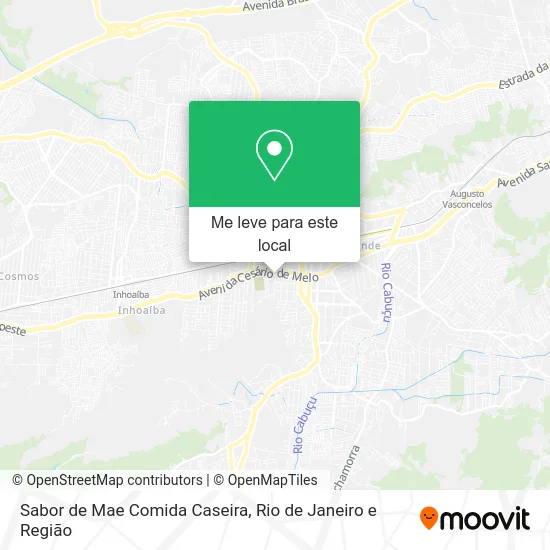 Sabor de Mae Comida Caseira mapa