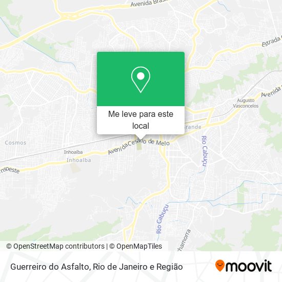 Guerreiro do Asfalto mapa