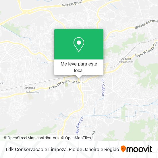 Ldk Conservacao e Limpeza mapa