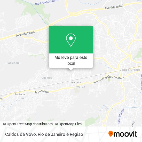Caldos da Vovo mapa