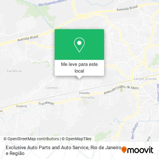 Exclusive Auto Parts and Auto Service mapa