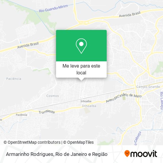 Armarinho Rodrigues mapa