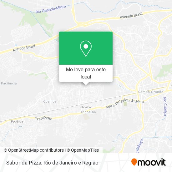 Sabor da Pizza mapa