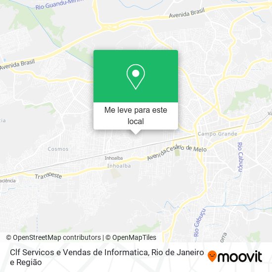 Clf Servicos e Vendas de Informatica mapa