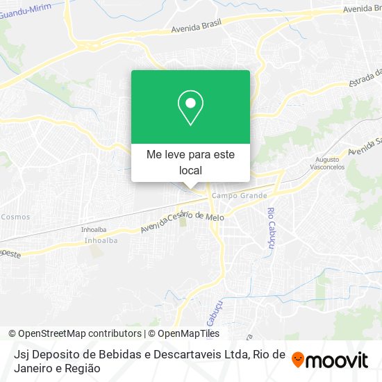 Jsj Deposito de Bebidas e Descartaveis Ltda mapa