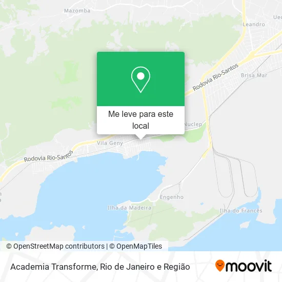 Academia Transforme mapa