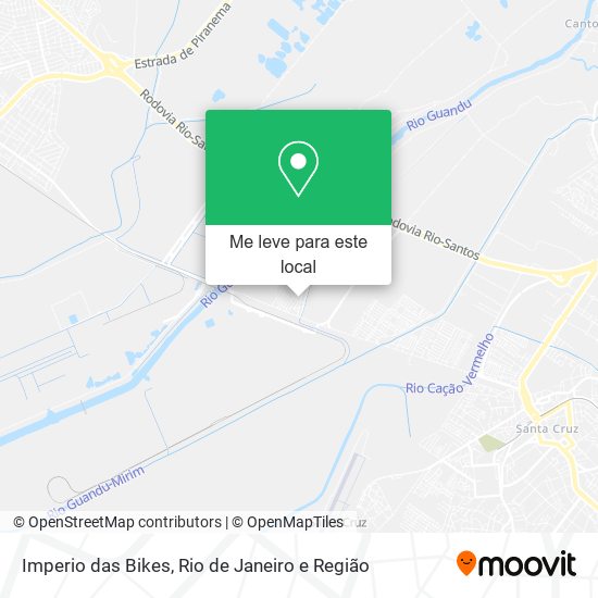 Imperio das Bikes mapa