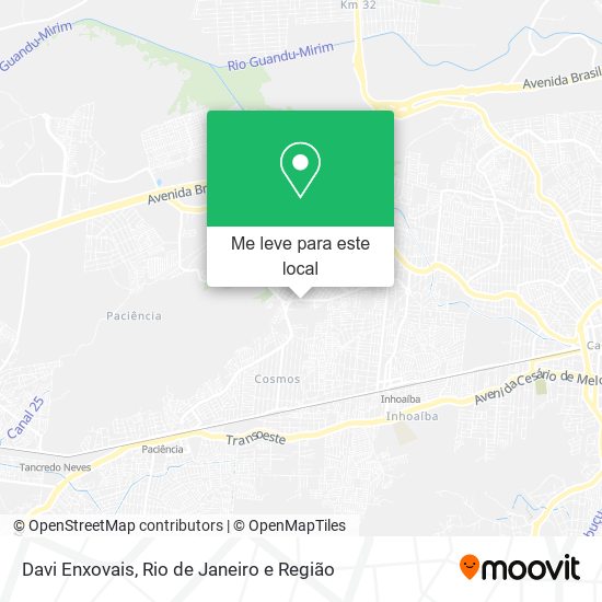 Davi Enxovais mapa