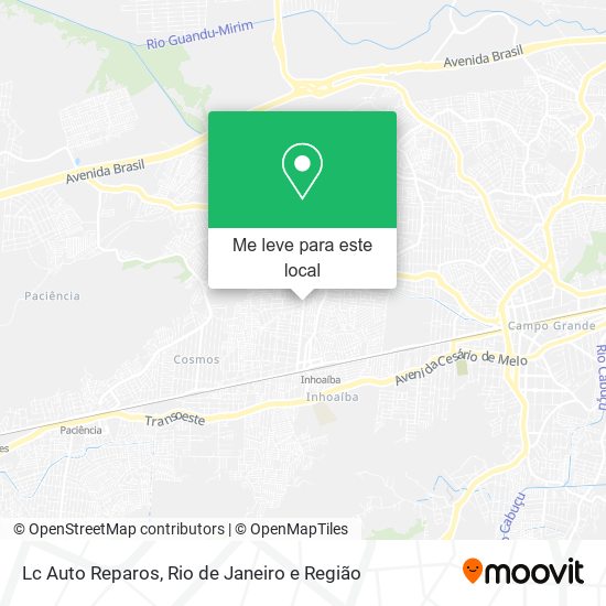 Lc Auto Reparos mapa