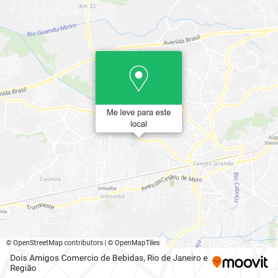 Dois Amigos Comercio de Bebidas mapa