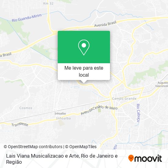 Lais Viana Musicalizacao e Arte mapa