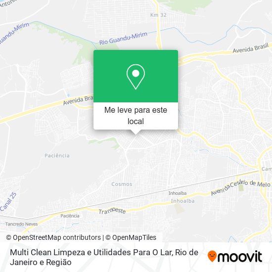 Multi Clean Limpeza e Utilidades Para O Lar mapa