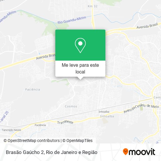 Brasão Gaúcho 2 mapa