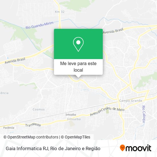 Gaia Informatica RJ mapa