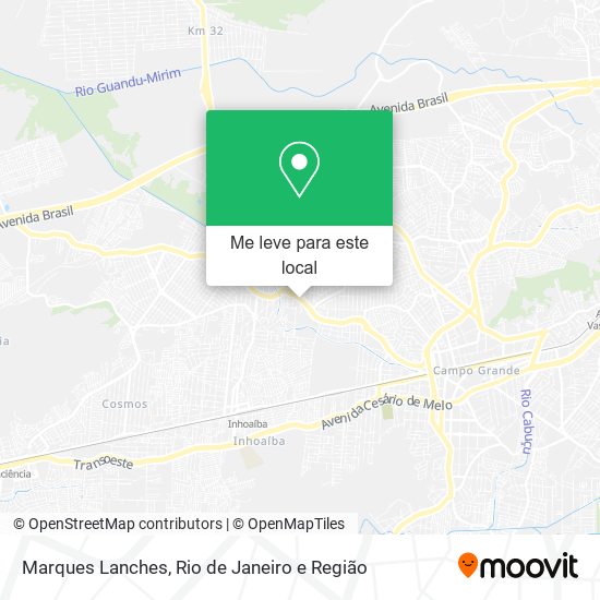 Marques Lanches mapa