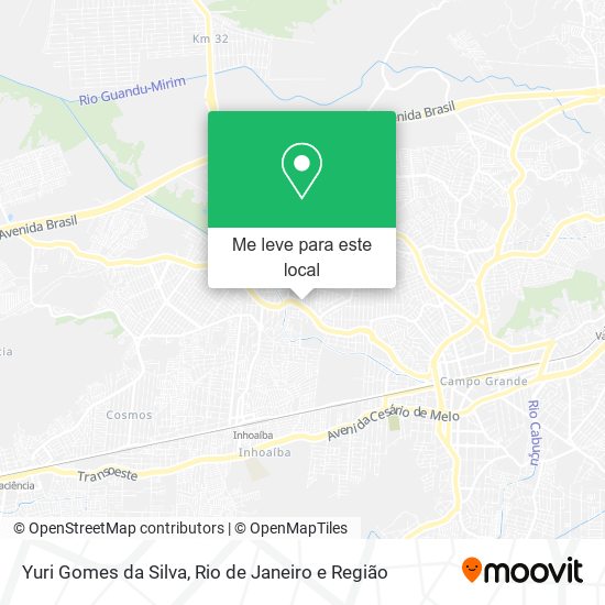 Yuri Gomes da Silva mapa