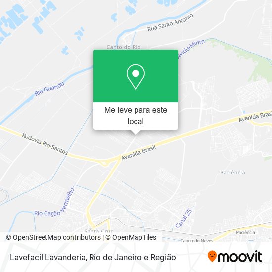 Lavefacil Lavanderia mapa