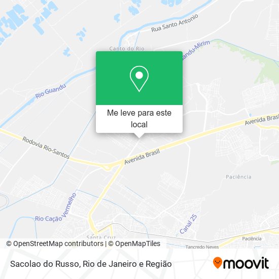 Sacolao do Russo mapa