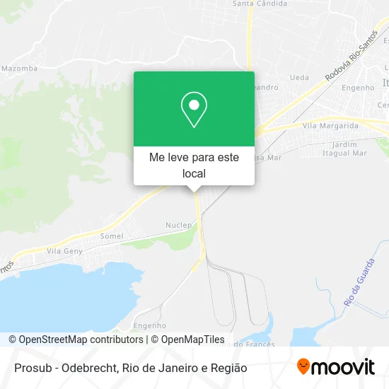 Prosub - Odebrecht mapa