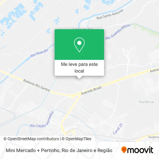 Mini Mercado + Pertinho mapa