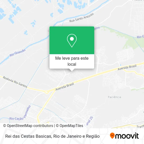 Rei das Cestas Basicas mapa
