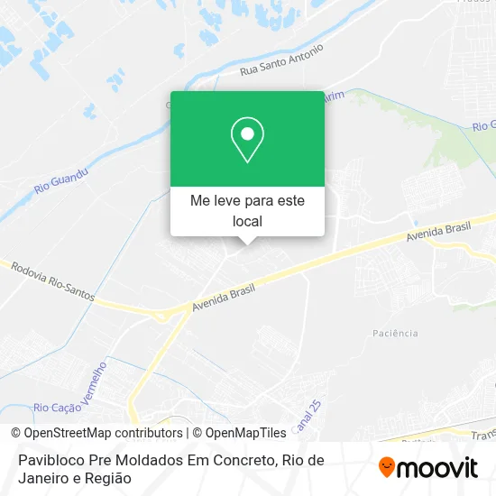 Pavibloco Pre Moldados Em Concreto mapa