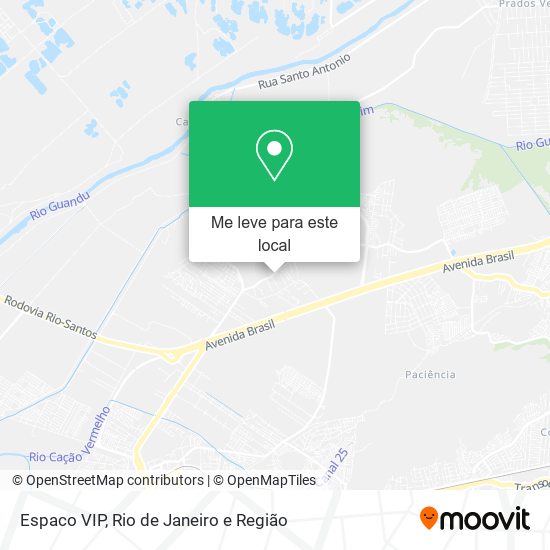 Espaco VIP mapa
