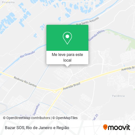 Bazar SOS mapa