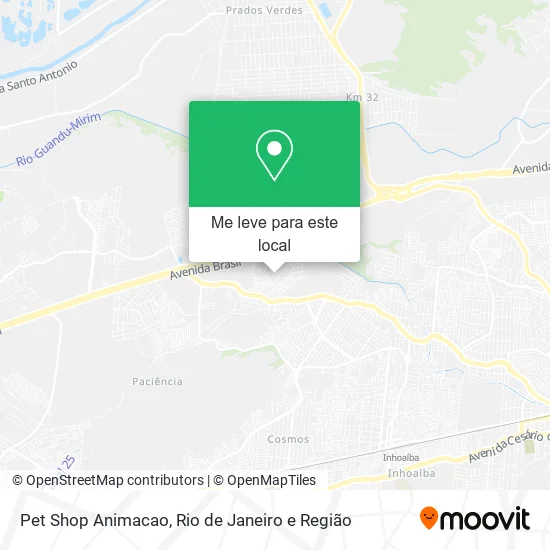 Pet Shop Animacao mapa