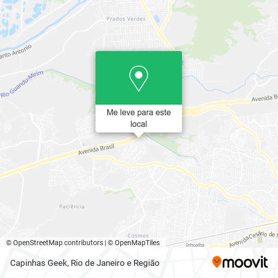 Capinhas Geek mapa