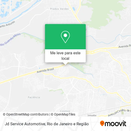 Jd Service Automotive mapa