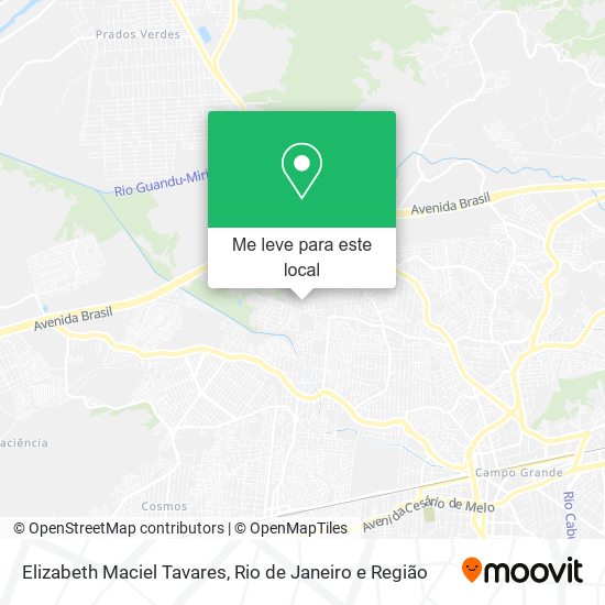 Elizabeth Maciel Tavares mapa