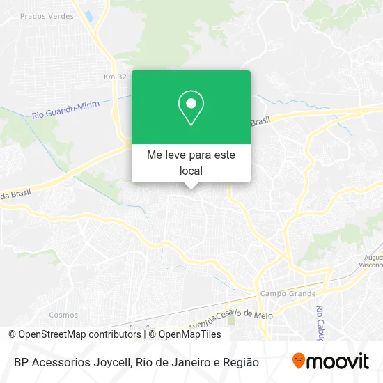 BP Acessorios Joycell mapa
