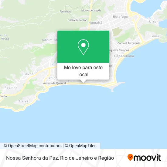 Nossa Senhora da Paz mapa