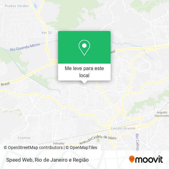 Speed Web mapa